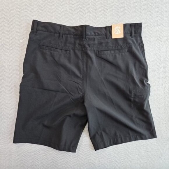 Panama Jack Shorts Men's 40 Black NWT Quick Drying 4 Way Stretch 8" Inseam NEW - Picture 2 of 12